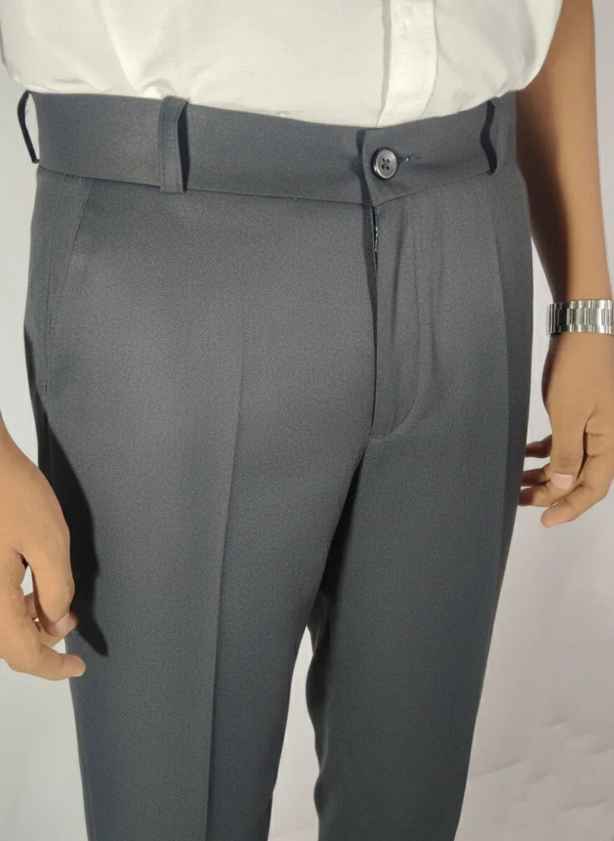 Velmior Black Relaxed Fit Pants – Comfortable & Versatile Style - VELMIOR